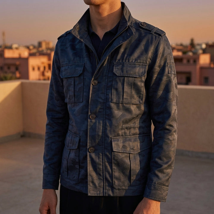Alaric | Stylish Cotton Blend Jacket with Button Closure | Versatile Design for Comfort and Durability 2