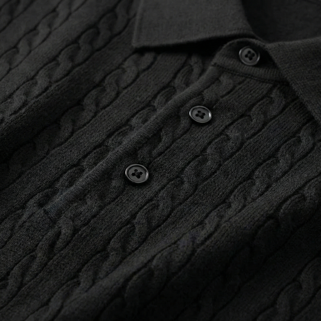 Ares Collection | Knitted Pullover Sweater with Cable Knit Design | Versatile Layering Piece for Timeless Style 5