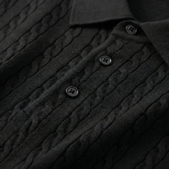 Ares Collection | Knitted Pullover Sweater with Cable Knit Design | Versatile Layering Piece for Timeless Style 5