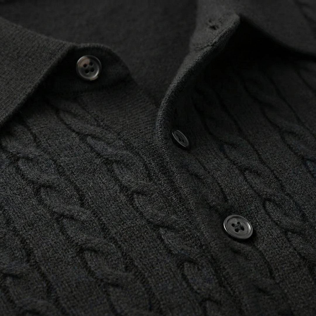 Ares Collection | Knitted Pullover Sweater with Cable Knit Design | Versatile Layering Piece for Timeless Style 6