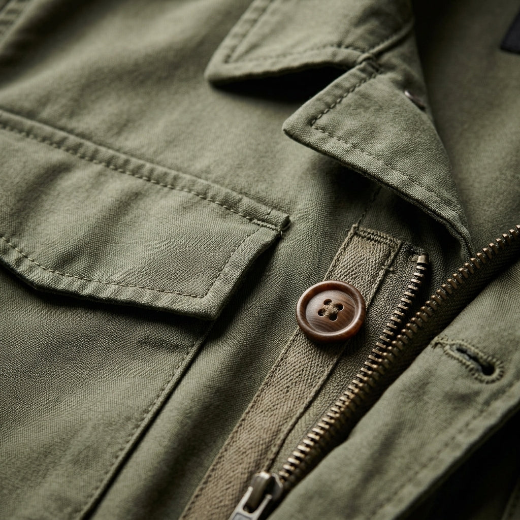 Calix Collection | Men's Jacket with Stylish Collar & Functional Pockets | Comfortable Cotton Blend for Everyday Wear 4