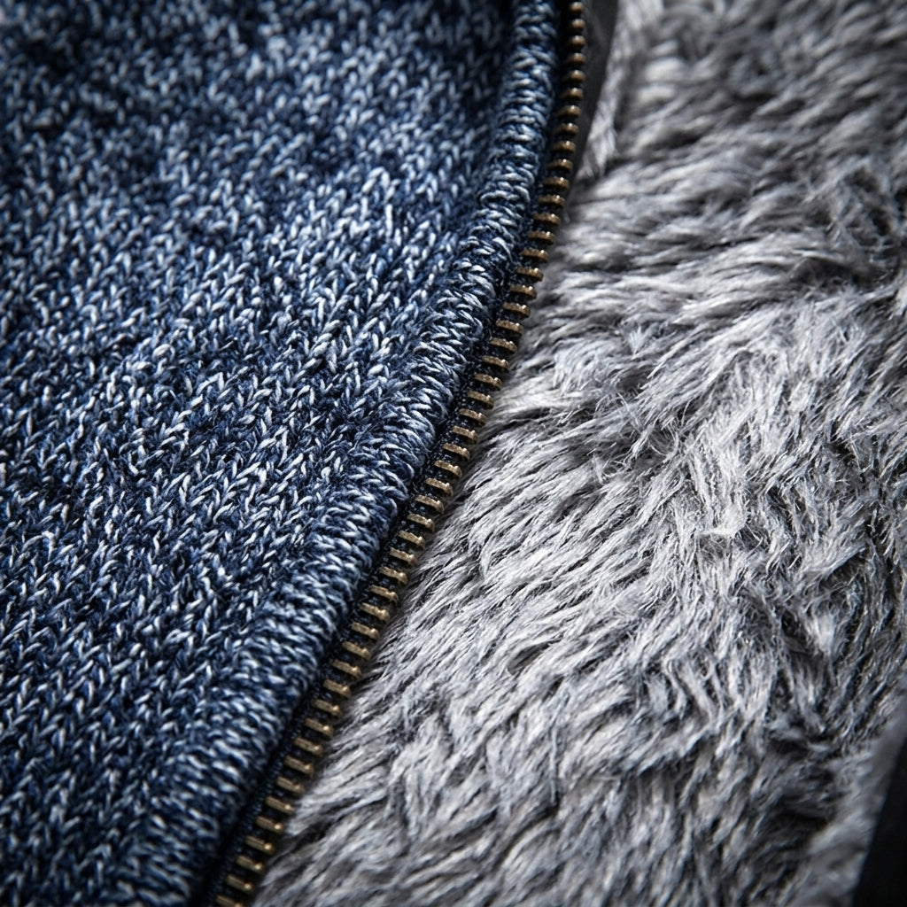Celyraux | Hooded Cardigan with Modern Zipper Closure | Cozy Cotton Blend for Stylish Comfort 5