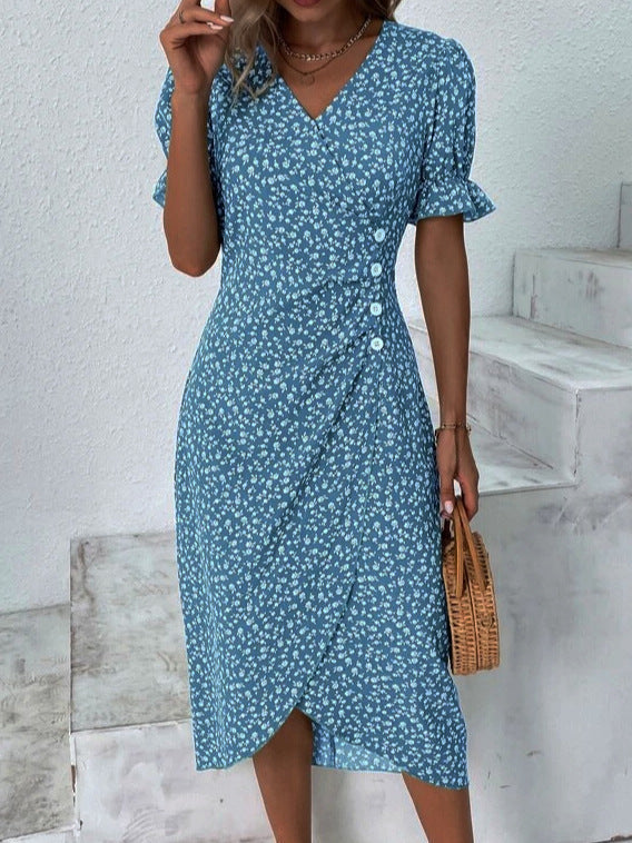 Chic Collection | Women's Dress with Lightweight Polyester & Flattering Fit | Stylish Summer Dress for Effortless Elegance 4