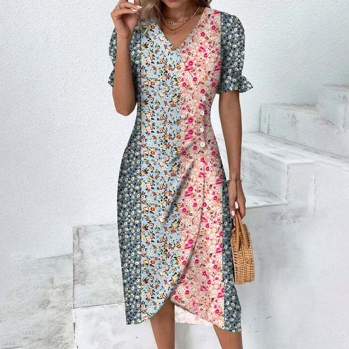 Chic Collection | Women's Dress with Lightweight Polyester & Flattering Fit | Stylish Summer Dress for Effortless Elegance 9
