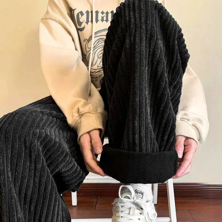 Claud | Corduroy Sweatpants with Adjustable Drawstring Waist | Comfortable Fit for Everyday Wear 1