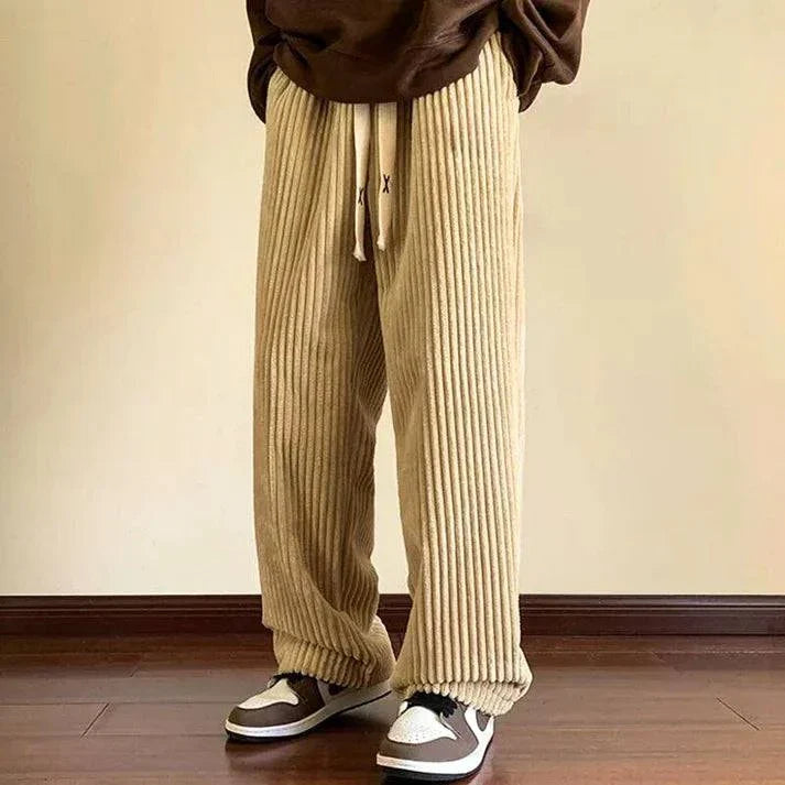 Claud | Corduroy Sweatpants with Adjustable Drawstring Waist | Comfortable Fit for Everyday Wear 3