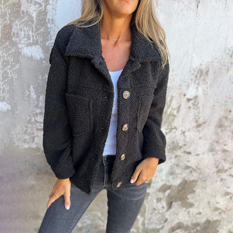Cozy Collection | Women's Cardigan Sweater with Soft Sherpa Texture | Relaxed Fit for Effortless Style 1