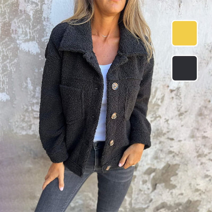 Cozy Collection | Women's Cardigan Sweater with Soft Sherpa Texture | Relaxed Fit for Effortless Style 4