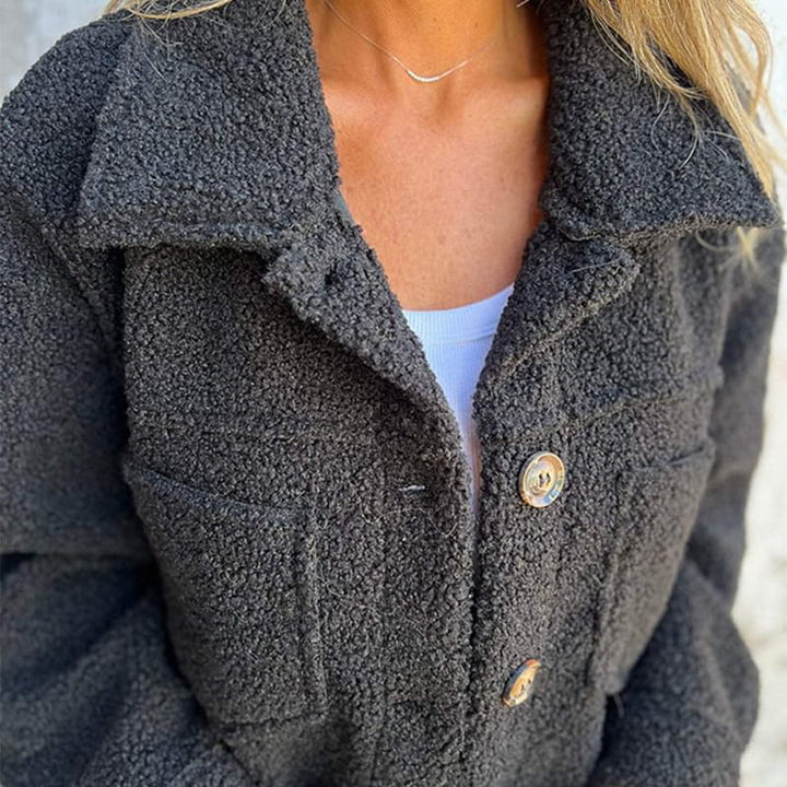 Cozy Collection | Women's Cardigan Sweater with Soft Sherpa Texture | Relaxed Fit for Effortless Style 6