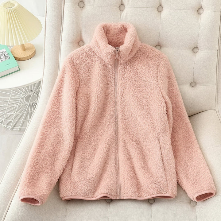 Cozy Fleece Jacket | Women's Jacket with High Collar & Zip Closure | Ultimate Warmth for Chilly Days 0