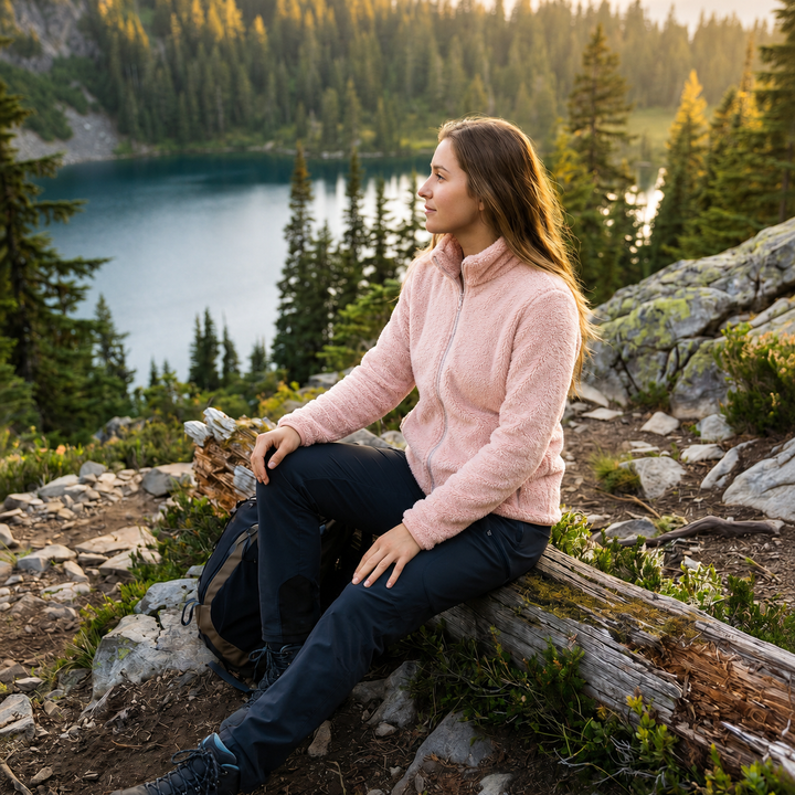Cozy Fleece Jacket | Women's Jacket with High Collar & Zip Closure | Ultimate Warmth for Chilly Days 3