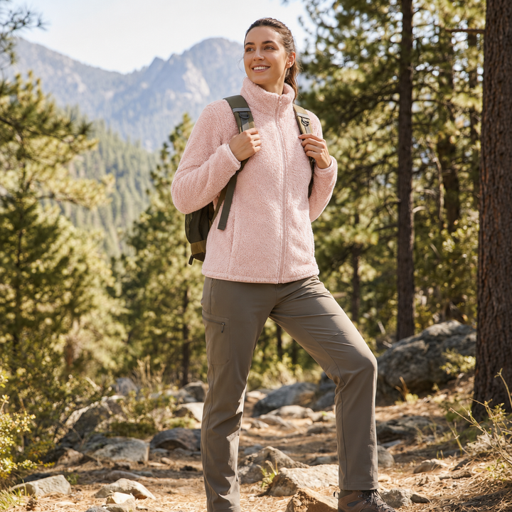 Cozy Fleece Jacket | Women's Jacket with High Collar & Zip Closure | Ultimate Warmth for Chilly Days 4