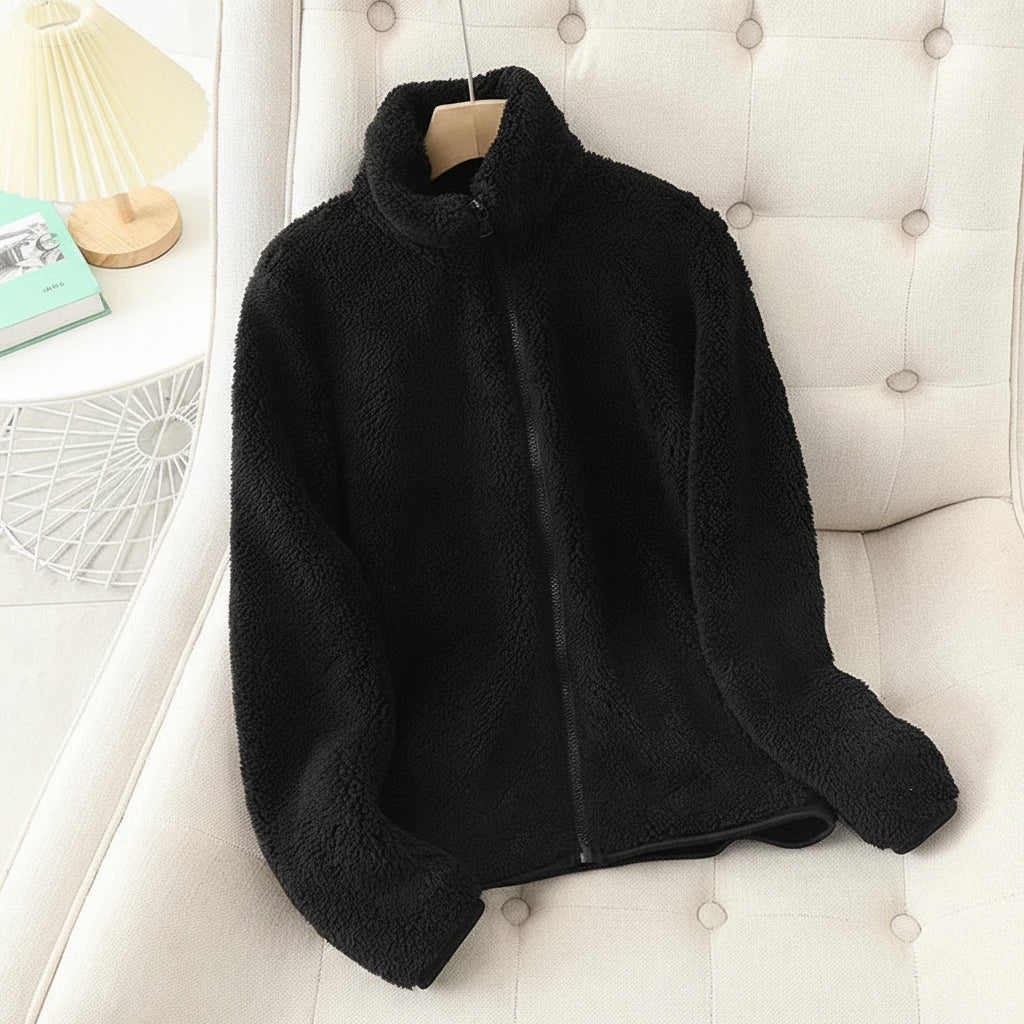 Cozy Fleece Jacket | Women's Jacket with High Collar & Zip Closure | Ultimate Warmth for Chilly Days 6