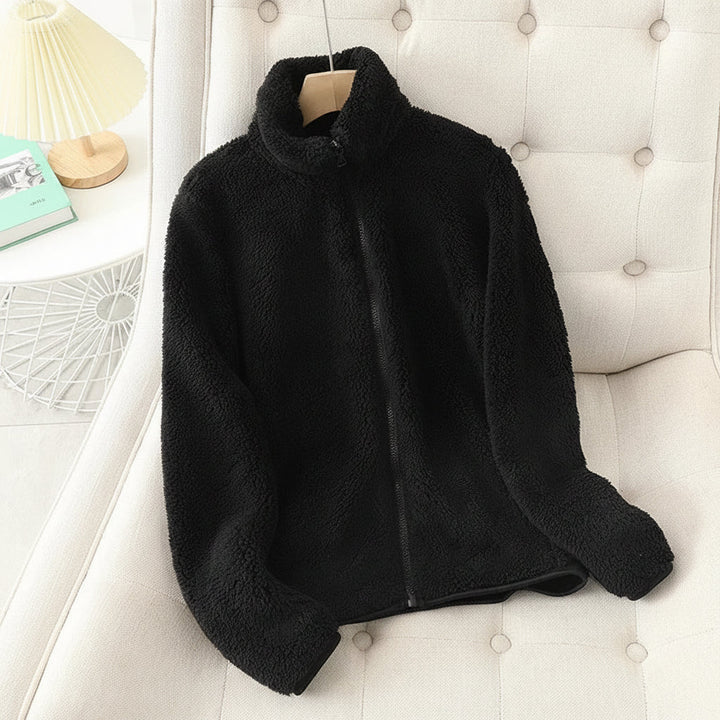 Cozy Fleece Jacket | Women's Jacket with High Collar & Zip Closure | Ultimate Warmth for Chilly Days 6