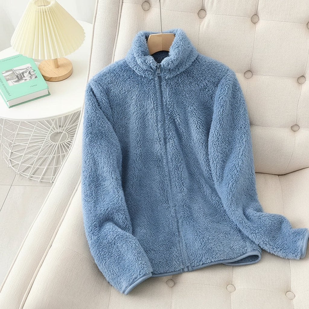 Cozy Fleece Jacket | Women's Jacket with High Collar & Zip Closure | Ultimate Warmth for Chilly Days 9