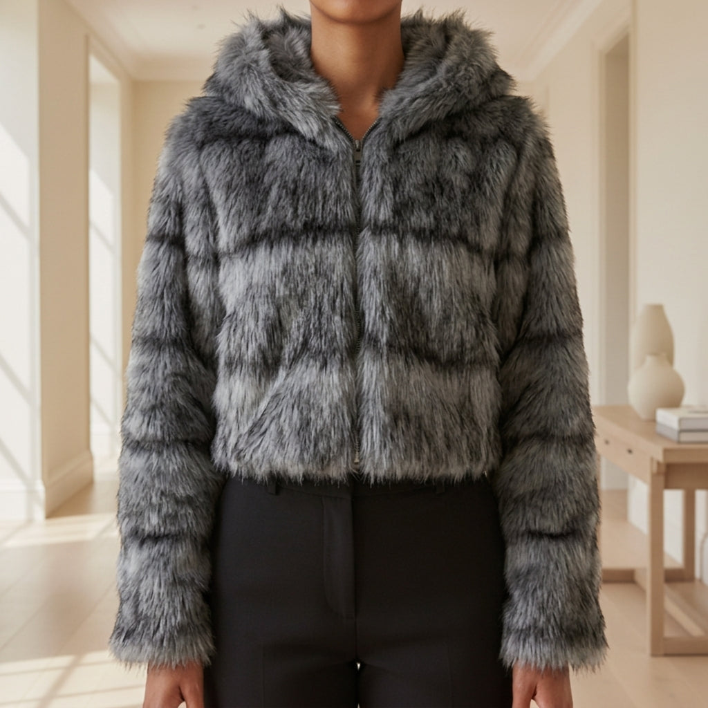 Cropped Jacket Collection | Stylish Hooded Jacket with Lightweight Fabric | Versatile Layering for Casual Comfort 3