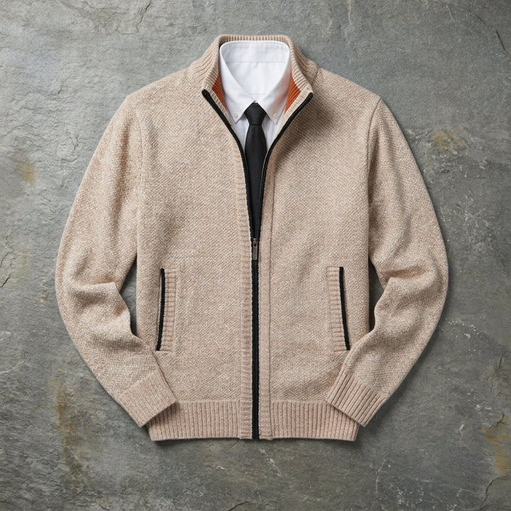 Dovielle | Casual Sports Sweater with Stylish Stand Collar | Comfortable Layering for Everyday Wear 0