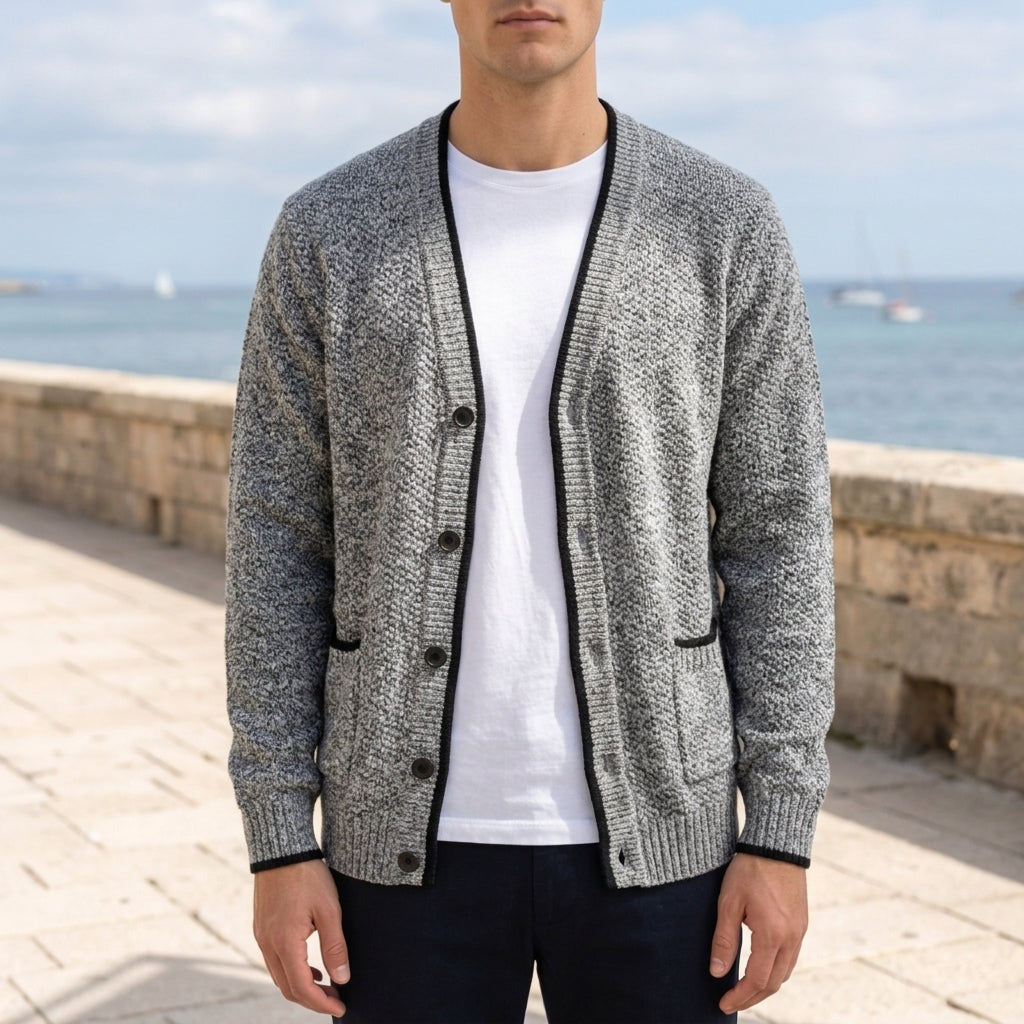 Elegant Cardigan | Stylish Button Design with Pocket | Versatile Layering for Comfort 0