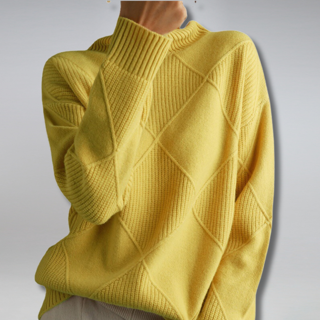 Elegant Cashmere Sweater for Women with Wrap Collar | Ultimate Comfort & Style 0