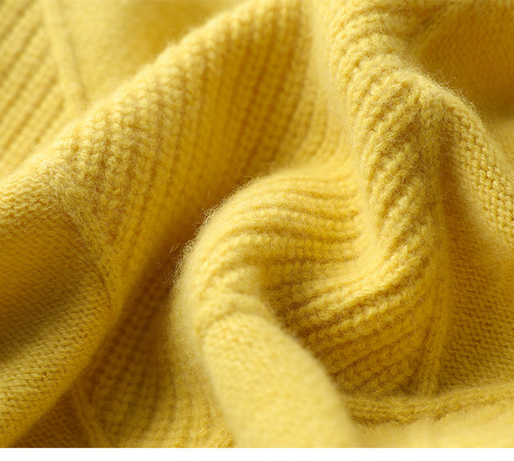 Elegant Cashmere Sweater for Women with Wrap Collar | Ultimate Comfort & Style 4