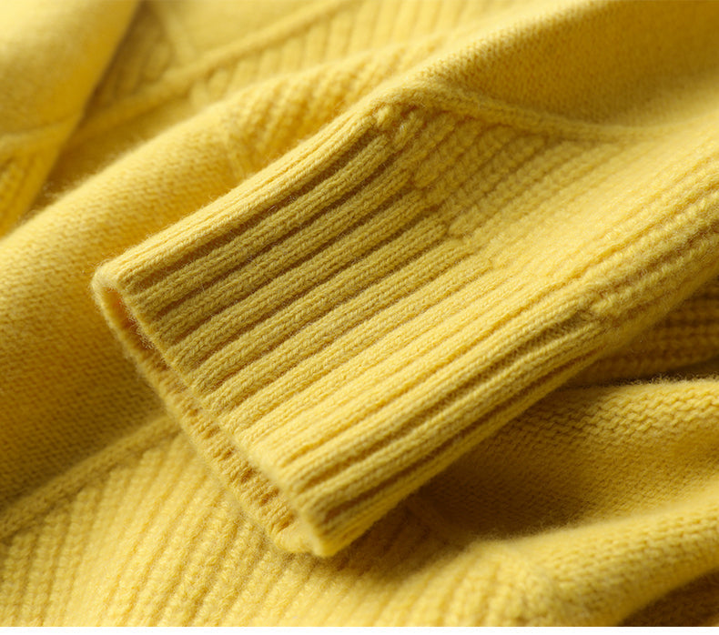 Elegant Cashmere Sweater for Women with Wrap Collar | Ultimate Comfort & Style 8
