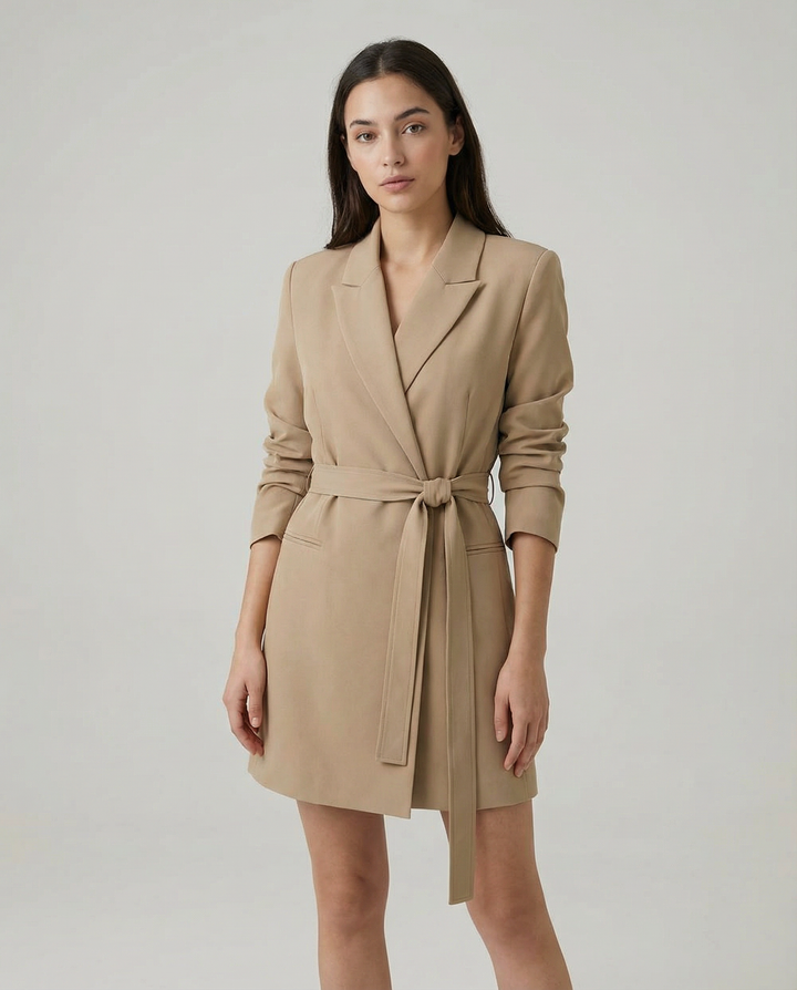 Elegant Casual Blazer | Tailored Fit White Jacket with Chic Design | Versatile Styling for Professional and Casual Occasions 4
