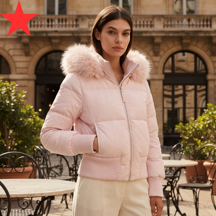 Elegant Collection | Puffer Jacket with Ribbed Cuffs | Stylish Outerwear for Comfort 1
