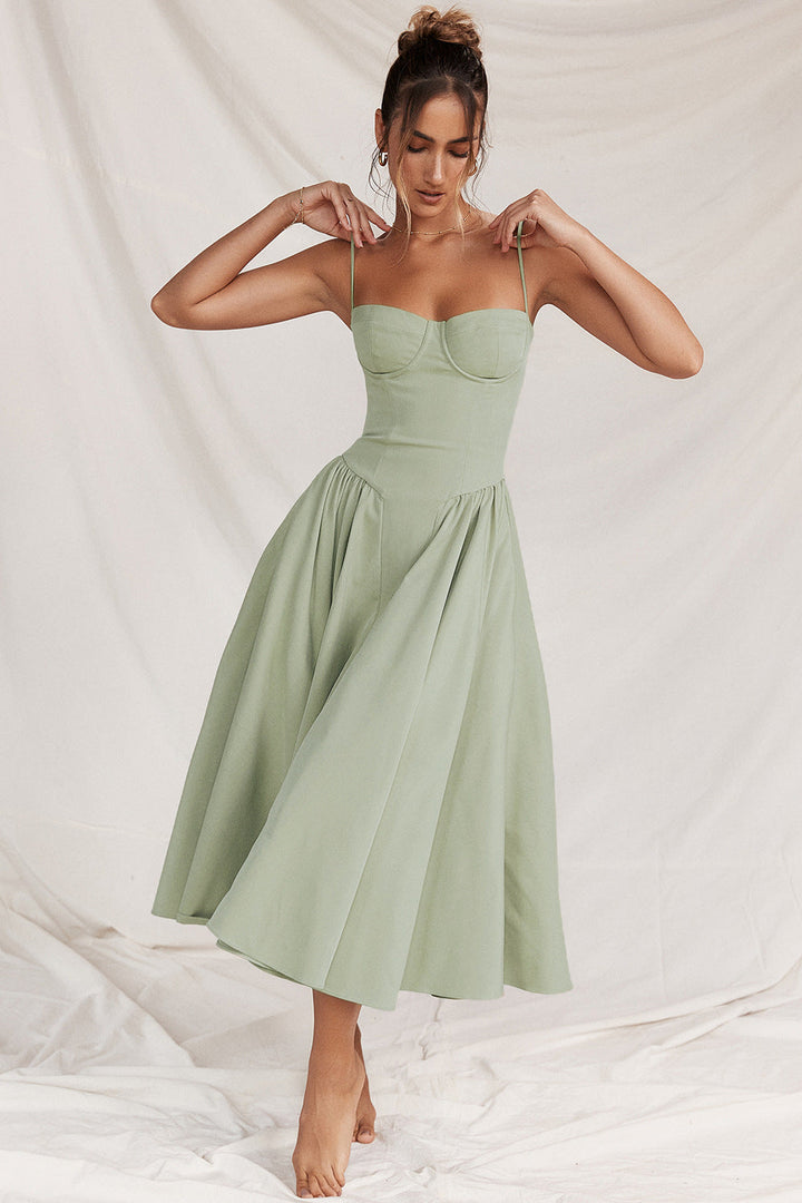 Elegant Midi Dress | Flattering Design with Comfortable Fit | Versatile Style for Any Occasion 0