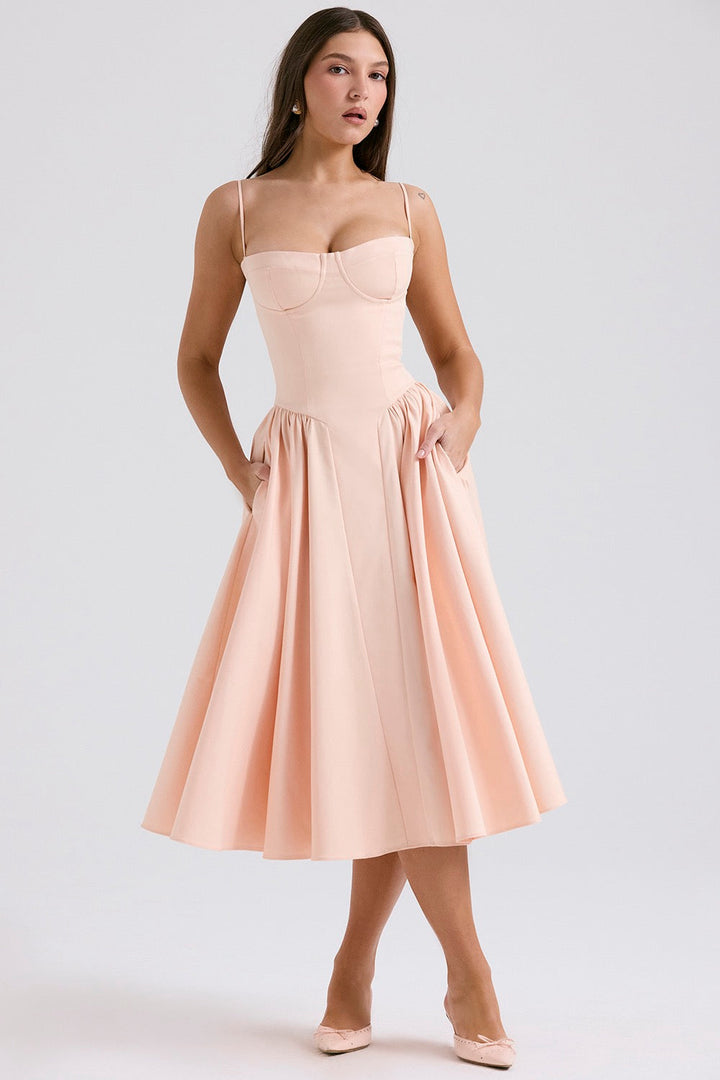 Elegant Midi Dress | Flattering Design with Comfortable Fit | Versatile Style for Any Occasion 2