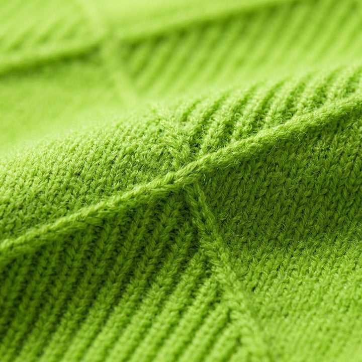 Elegant Turtleneck Sweater | Geometric Pattern Cotton Blend for Comfortable Versatility 5