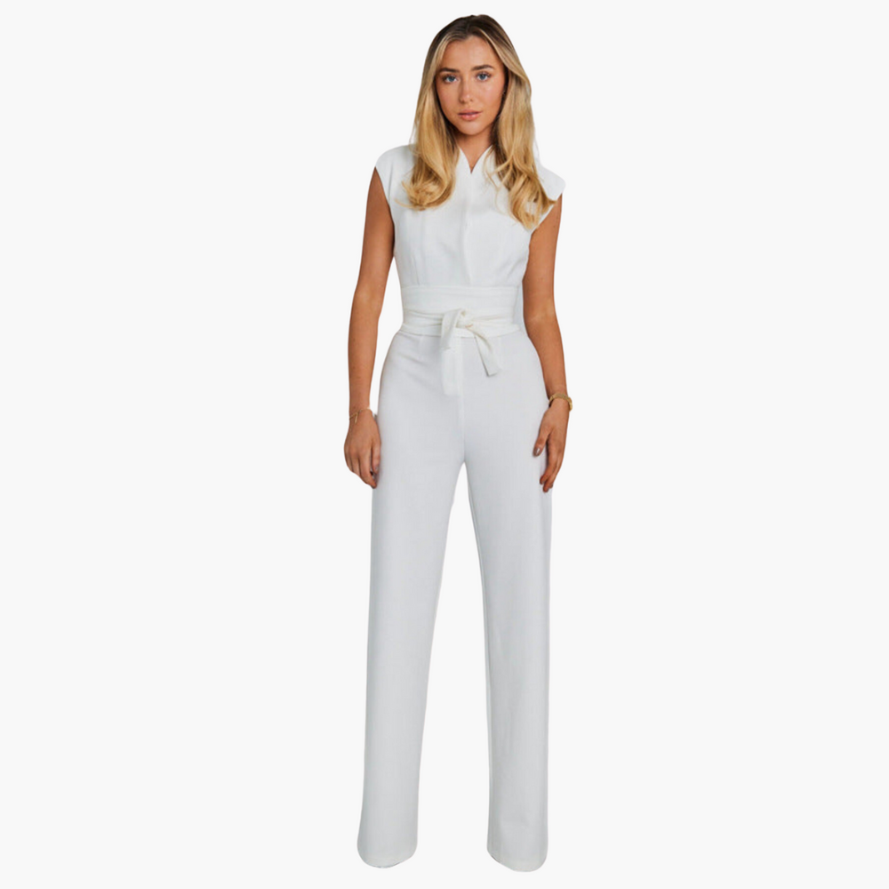 Elegant Wide-Leg Jumpsuit for Women with Comfortable Fit | Versatile Black Romper for Effortless Style 1