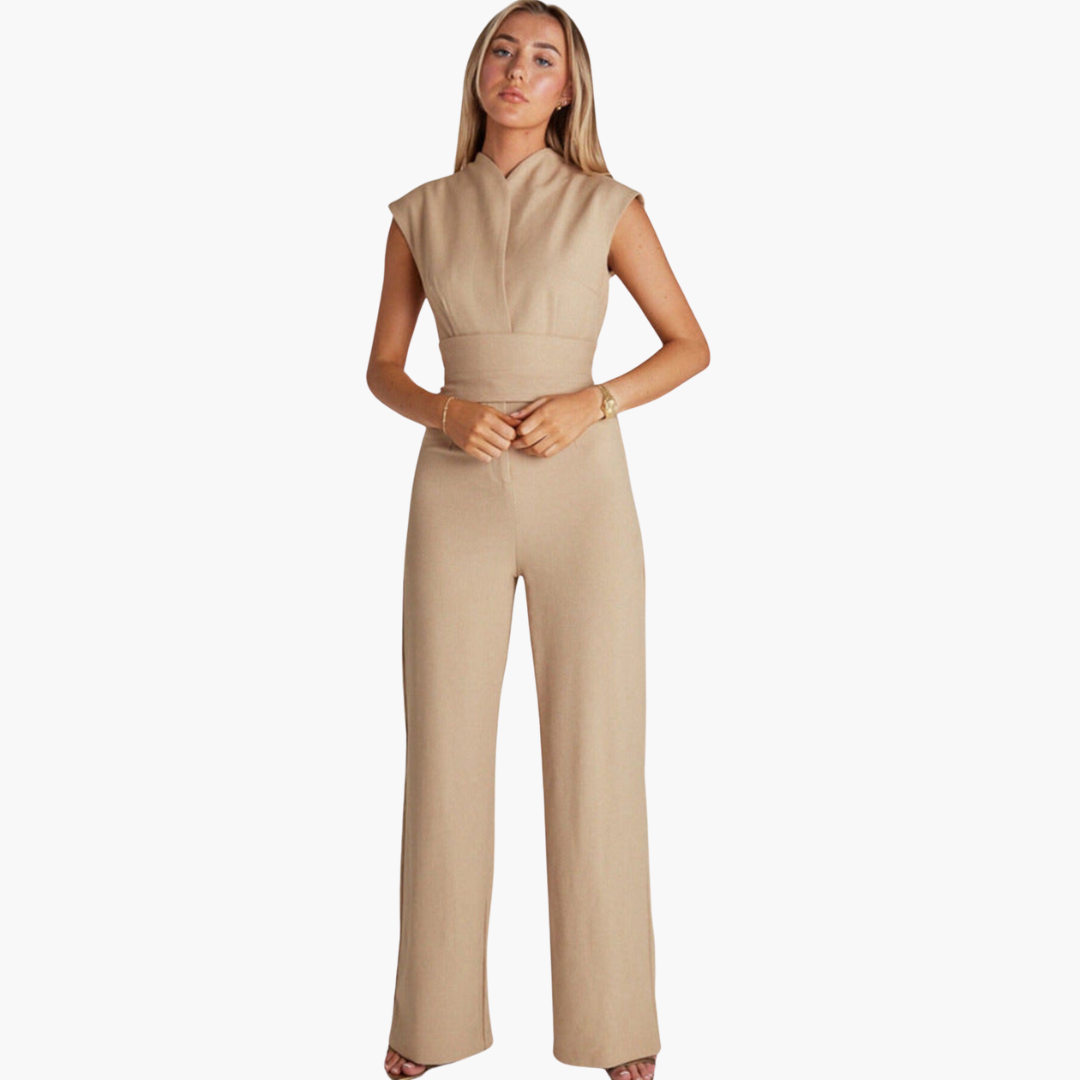 Elegant Wide-Leg Jumpsuit for Women with Comfortable Fit | Versatile Black Romper for Effortless Style 2