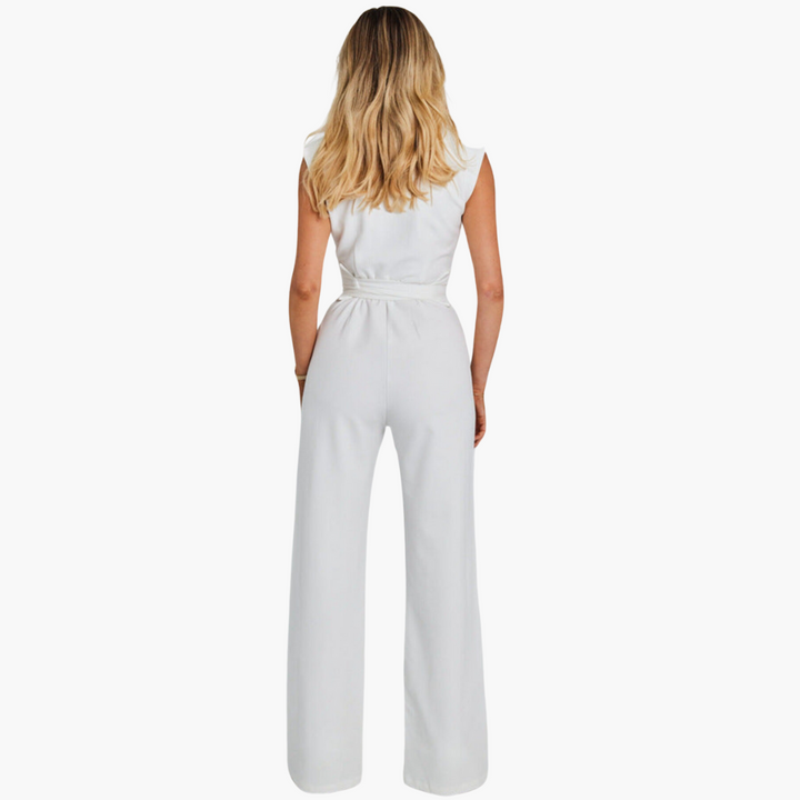 Elegant Wide-Leg Jumpsuit for Women with Comfortable Fit | Versatile Black Romper for Effortless Style 6