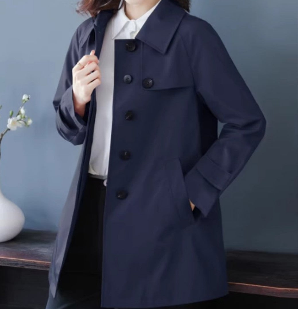 Elegant Women's Jacket | Button Front Topper with Floral Lining | Versatile Layer for Any Occasion 2