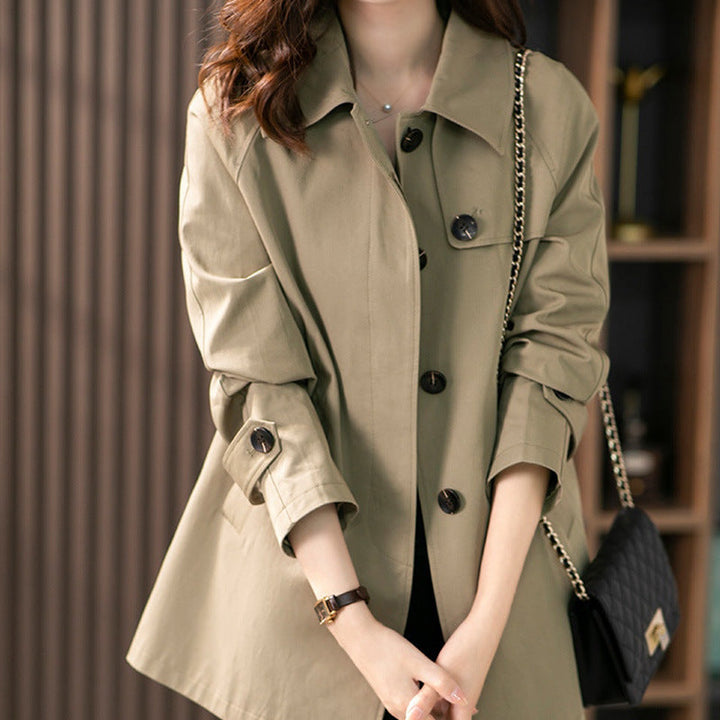Elegant Women's Jacket | Button Front Topper with Floral Lining | Versatile Layer for Any Occasion 3