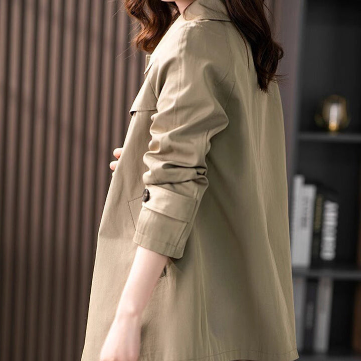 Elegant Women's Jacket | Button Front Topper with Floral Lining | Versatile Layer for Any Occasion 4