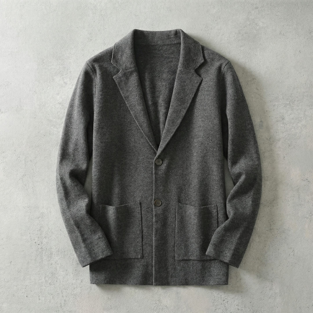 Elegant Wool Cardigan | Premium Merino Blend with Tailored Collar | Versatile Style for Any Occasion 2
