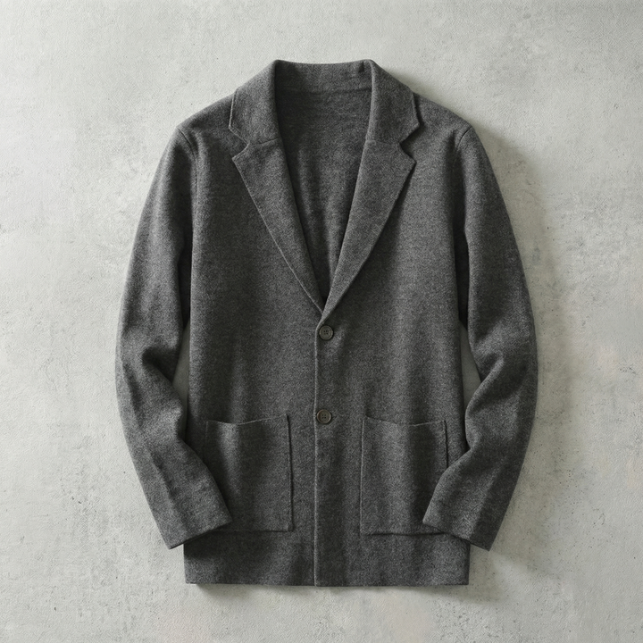Elegant Wool Cardigan | Premium Merino Blend with Tailored Collar | Versatile Style for Any Occasion 2