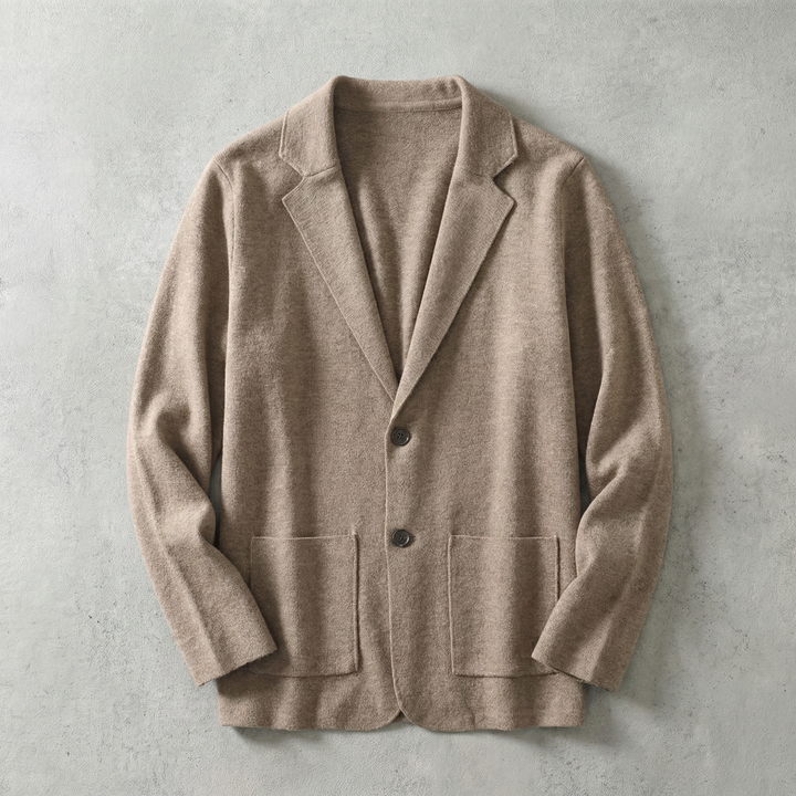 Elegant Wool Cardigan | Premium Merino Blend with Tailored Collar | Versatile Style for Any Occasion 3