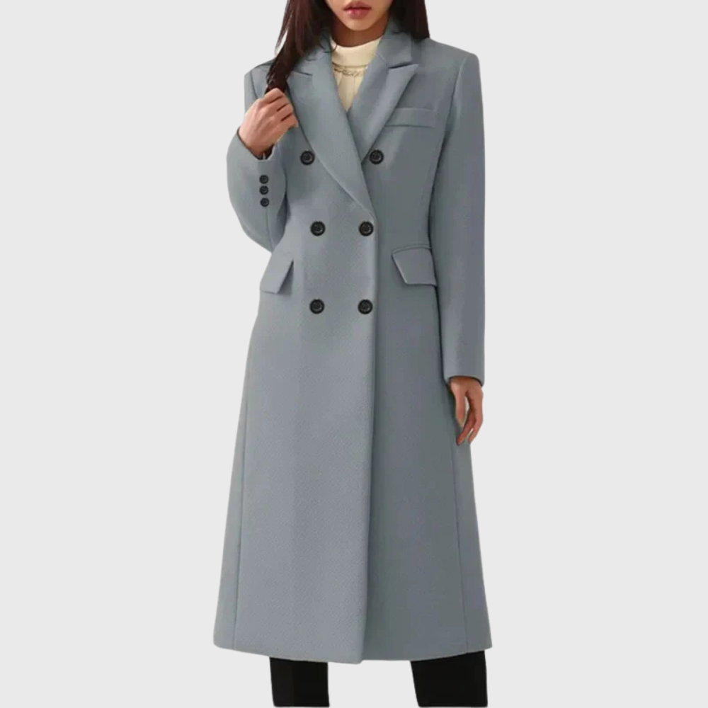 Elegant Wool Overcoat | Medium Thickness with Notched Collar | Stylish Winter Coat for Men and Women 1
