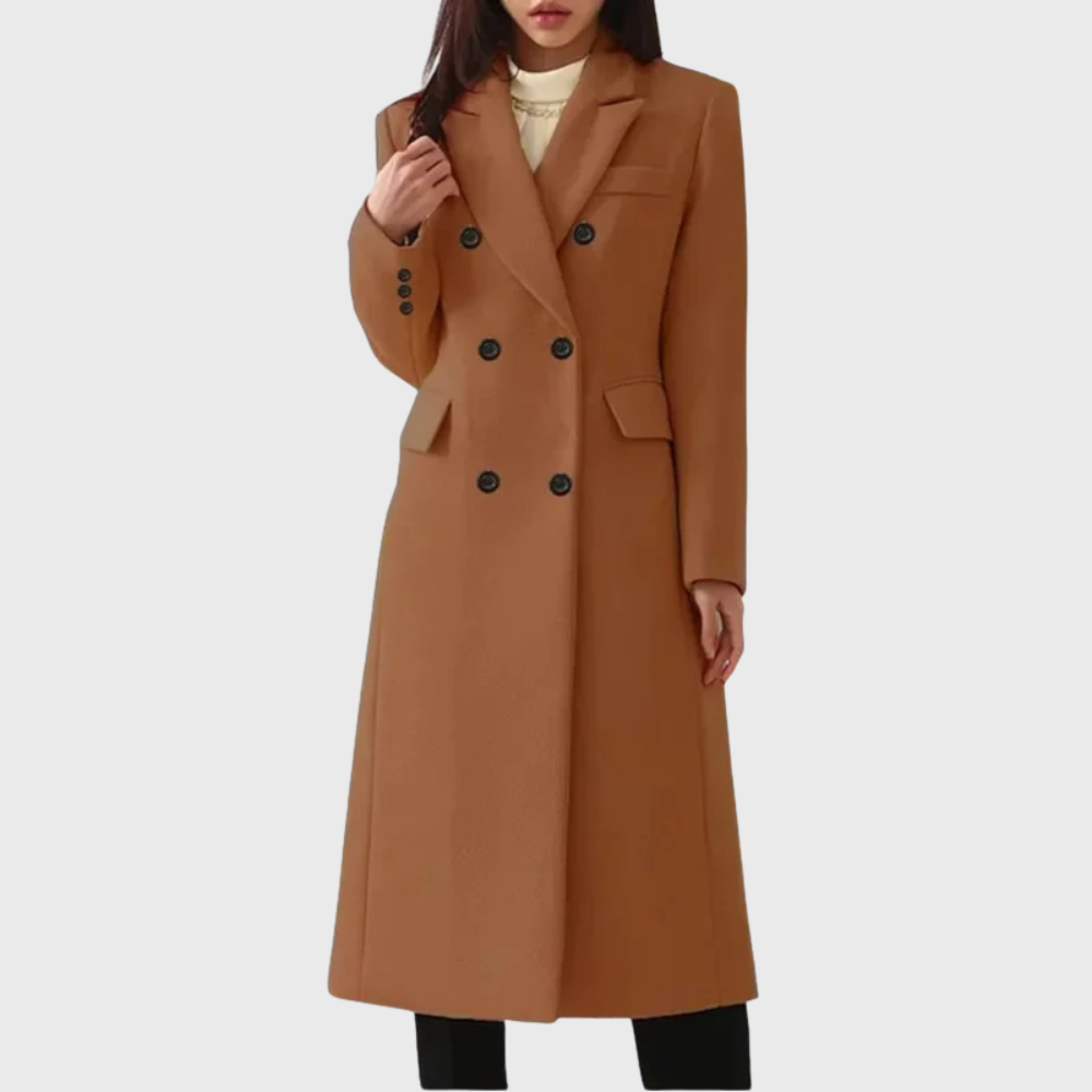 Elegant Wool Overcoat | Medium Thickness with Notched Collar | Stylish Winter Coat for Men and Women 2