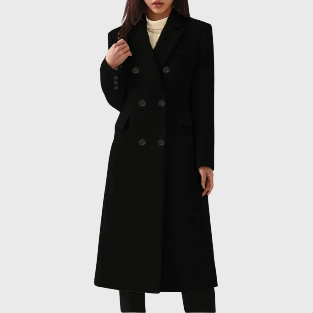 Elegant Wool Overcoat | Medium Thickness with Notched Collar | Stylish Winter Coat for Men and Women 3