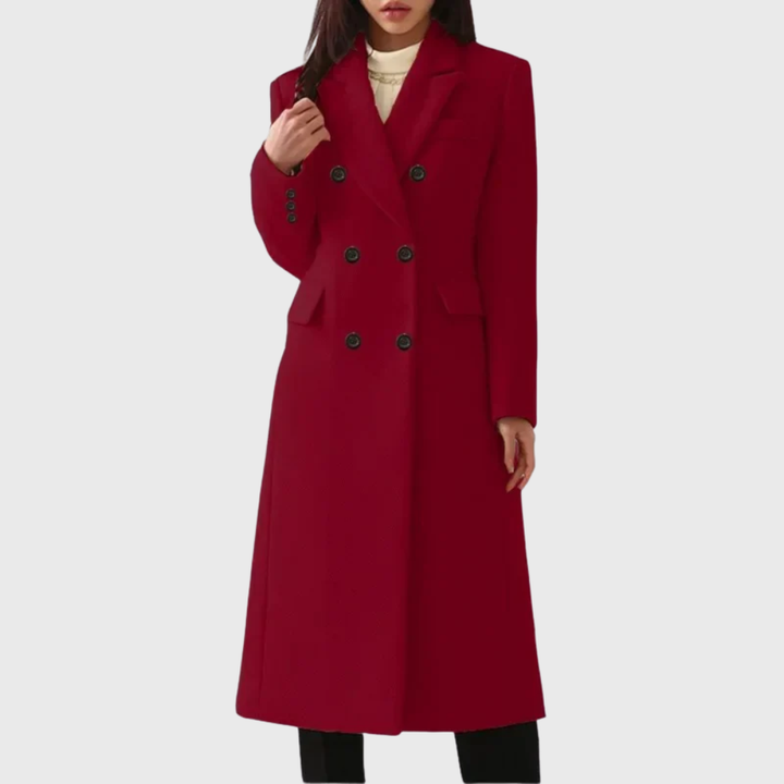 Elegant Wool Overcoat | Medium Thickness with Notched Collar | Stylish Winter Coat for Men and Women 4