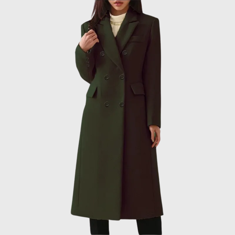 Elegant Wool Overcoat | Medium Thickness with Notched Collar | Stylish Winter Coat for Men and Women 6