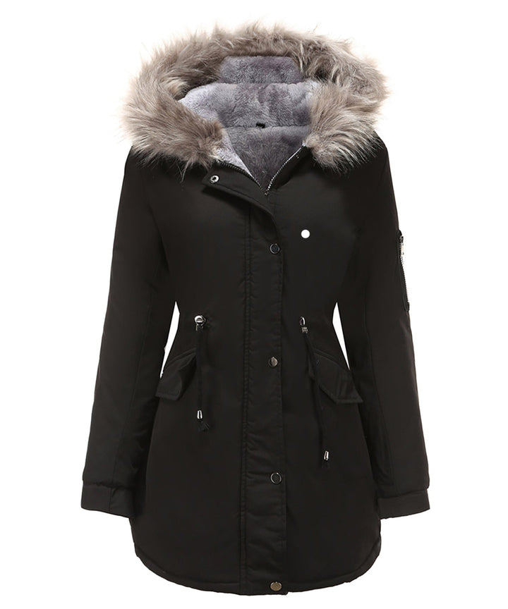 Essential Women's Parka | Insulated Winter Coat with Faux Fur Hood | Water-Resistant Design for Ultimate Warmth 0