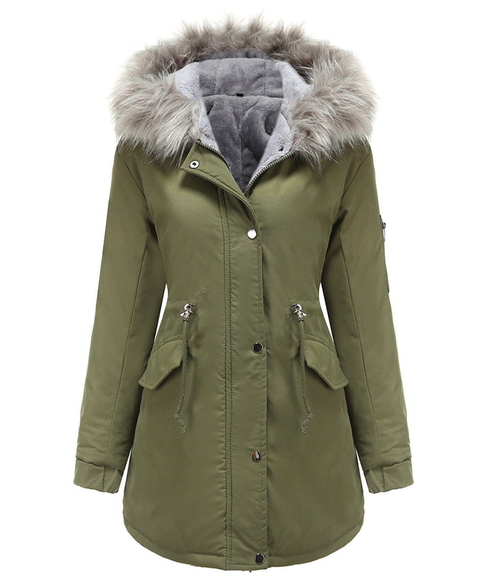 Essential Women's Parka | Insulated Winter Coat with Faux Fur Hood | Water-Resistant Design for Ultimate Warmth 1