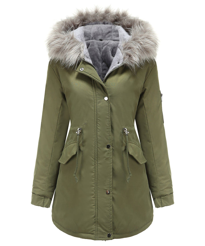 Essential Women's Parka | Insulated Winter Coat with Faux Fur Hood | Water-Resistant Design for Ultimate Warmth 1