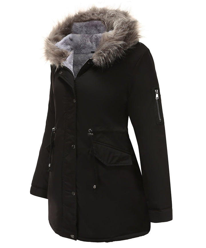 Essential Women's Parka | Insulated Winter Coat with Faux Fur Hood | Water-Resistant Design for Ultimate Warmth 2