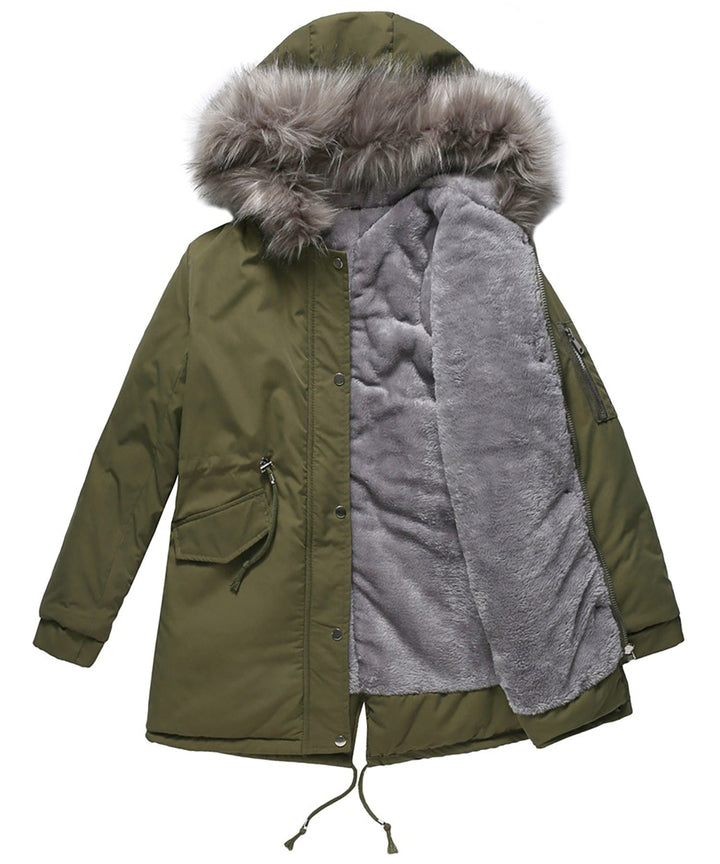 Essential Women's Parka | Insulated Winter Coat with Faux Fur Hood | Water-Resistant Design for Ultimate Warmth 4