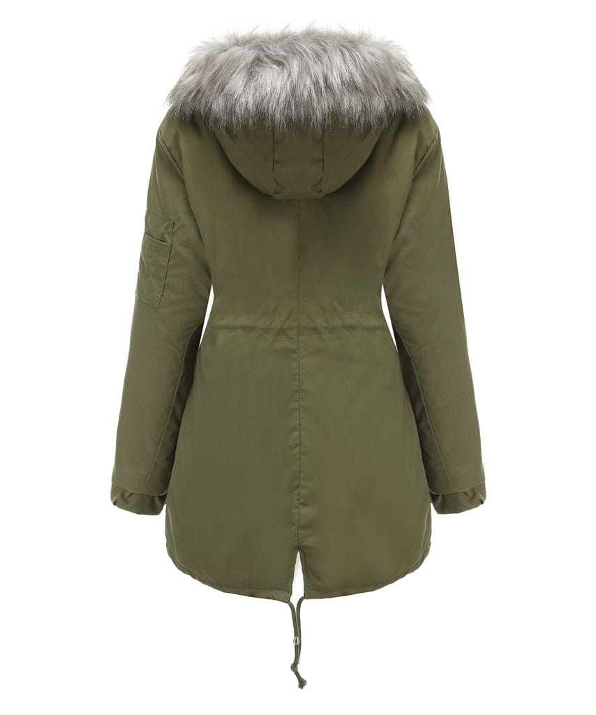 Essential Women's Parka | Insulated Winter Coat with Faux Fur Hood | Water-Resistant Design for Ultimate Warmth 7